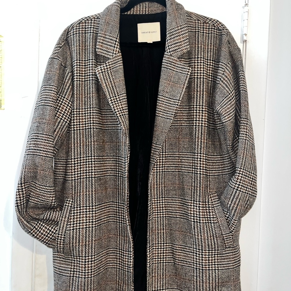 Plaid Long Coat
